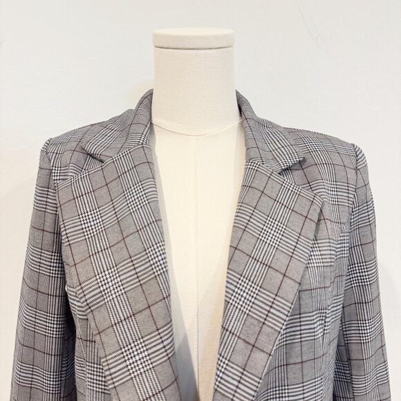 Majorelle Rhea Glen Plaid Double Breasted Blazer Jacket Contemporary Work Small - Picture 4 of 13